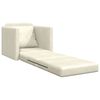 vidaXL Schlafsofa 60cm Creme Samt