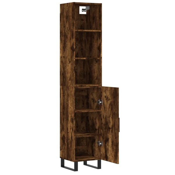vidaXL Highboard R&auml;uchereiche 34,5x34x180 cm Holzwerkstoff