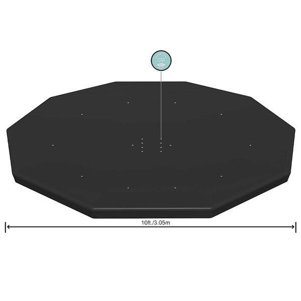 Bestway Poolabdeckung Flowclear 305 cm