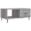 vidaXL Couchtisch Graues Sonoma 90 x 50 x 40 cm Holzwerkstoff