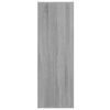 vidaXL Schuhregal Grau Sonoma 54x34x100,5 cm Holzwerkstoff