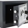 vidaXL Digitaler Safe mit Schloss Dunkelgrau 23 x 17 x 17 cm Stahl