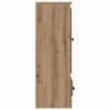 vidaXL Highboard mit Schubladen 3 pcs Artisan-Eiche Holzwerkstoff