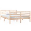 vidaXL Massivholzbett Kiefer 140x190 cm