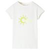 Kinder-T-Shirt Ecru 92
