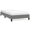 vidaXL Bettgestell ohne Matratze Dunkelgrau 90x200 cm Stoff