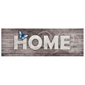 vidaXL K&uuml;chenbodenmatte Waschbar Home 60x180 cm