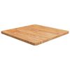 vidaXL Tischplatte Quadratisch Hellbraun 60x60x2,5cm Behandelte Eiche