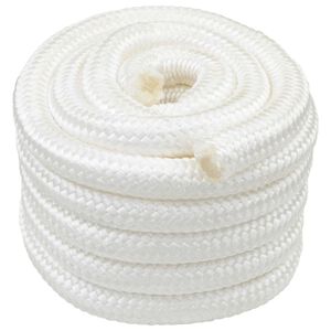 vidaXL Bootsseil 4 mm 25 m Wei&szlig;