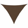vidaXL Sonnensegel 160 g/m&sup2; Braun 3x3x4,2 m HDPE