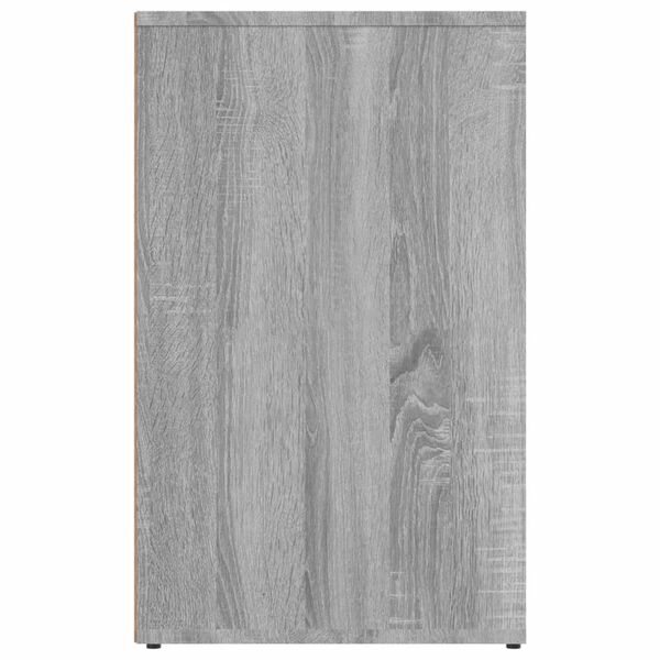 vidaXL Regal f&uuml;r Schminktisch Grau Sonoma 80x40x65 cm Holzwerkstoff