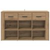 vidaXL Sideboard Artisan-Eiche 100 x 30 x 59,5 cm Holzwerkstoff