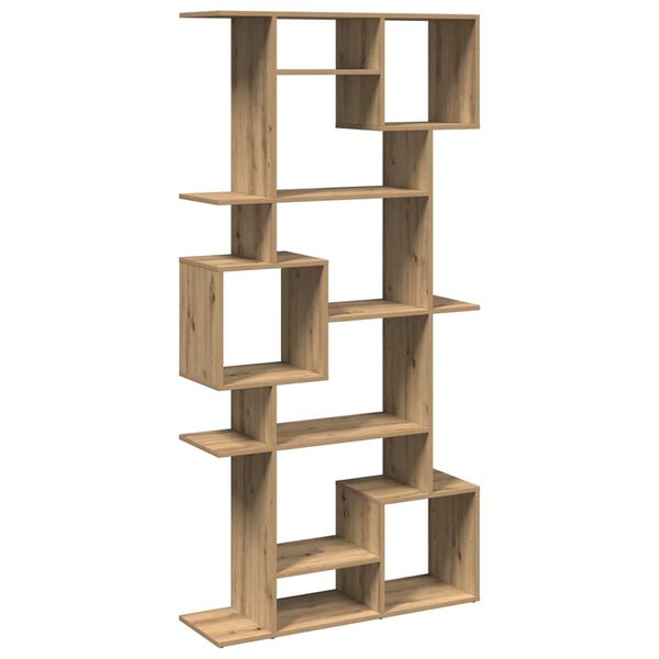 vidaXL Bücherregal Artisan-Eiche 92x29x188 cm Holzwerkstoff