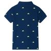 Kinder-Poloshirt Marineblau 92