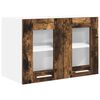 vidaXL H&auml;ngeschrank Ger&auml;ucherte Eiche 60 x 31 x 40 cm Holzwerkstoff