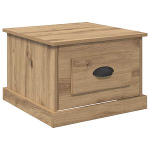 vidaXL Couchtisch Artisan-Eiche 50 x 50 x 35 cm Holzwerkstoff