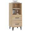 vidaXL Sideboard Sonoma-Eiche 34,5x34x90 cm Holzwerkstoff