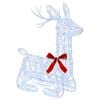 vidaXL 3D Weihnachtsrentier LOVIISA 140 LEDs Blau 55 x 22 x 63 cm