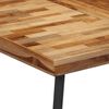 vidaXL Bartisch 110x55x105 cm Massivholz Teak