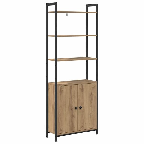 vidaXL B&uuml;cherregal Artisan-Eiche 60 x 24 x 161 cm Holzwerkstoff
