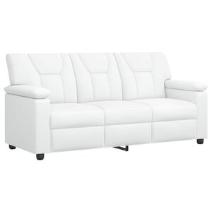 vidaXL Sofa Wei&szlig; 191 x 85 x 93 cm Kunstleder