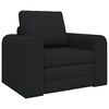 vidaXL Klappsofa Bett Schwarz 98 x 71 x 83 cm Stoff
