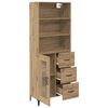 vidaXL Highboard Artisan-Eiche 69,5 x 34 x 180 cm Holzwerkstoff