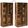 vidaXL Kleiderschrank Altholz-Optik 100x50x200 cm Holzwerkstoff