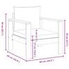 vidaXL 5-tlg. Garten-Sofagarnitur mit Kissen Massivholz Akazie