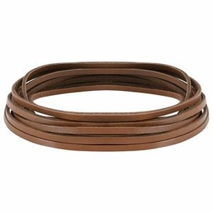 vidaXL Lederriemen Braun 200 x 0,4 cm Leder