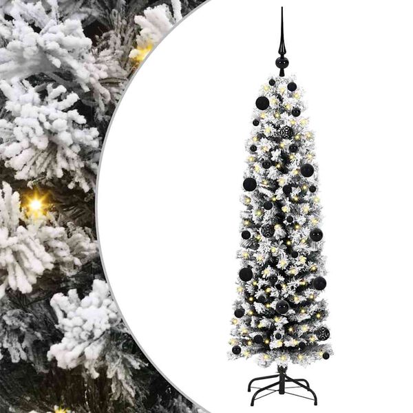 vidaXL K&uuml;nstlicher Weihnachtsbaum mit 150 LEDs mit St&auml;nder Gr&uuml;n 150 cm