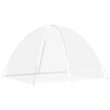 vidaXL Moskito-Netzzelt Mongolisch 220 Mesh Wei&szlig; 200x180x135 cm
