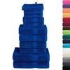 vidaXL 12 tlg. Premium-Handtuch-Set SOLUND Blau 600 g/m&sup2;