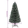 vidaXL Künstlicher Weihnachtsbaum Grün 120 cm PVC
