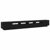 vidaXL TV-Schrankset 3 pcs Schwarz Holzwerkstoff