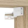 vidaXL TV-Wandschrank mit LED-Leuchten Sonoma-Eiche 40,5x35x40 cm