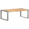 vidaXL Couchtisch 110x60x40 cm Raues Mangoholz