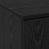 vidaXL Highboard Schwarz Eichen-Optik 70 x 33,5 x 180 cm Holzwerkstoff