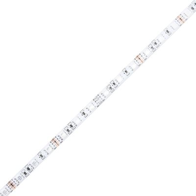 vidaXL Bettgestell mit Kopfteil und LED-Leuchten Grau Sonoma 75x190 cm