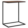 vidaXL Beistelltisch Schwarz 55x35x66 cm Holzwerkstoff