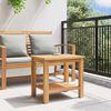 vidaXL Couchtisch Braun 50 x 35 x 45 cm Teak-Massivholz