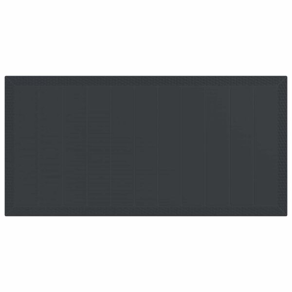 vidaXL Garten Essgruppe 7 pcs Anthrazit Polypropylen