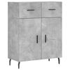 vidaXL Sideboard Betongrau 69,5x34x90 cm Holzwerkstoff