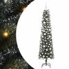 vidaXL K&uuml;nstlicher Weihnachtsbaum mit 300 LEDs mit St&auml;nder Gr&uuml;n 180 cm