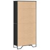 vidaXL Bücherregal Schwarz 80x31x169 cm Holzwerkstoff