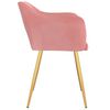 vidaXL Esszimmerst&uuml;hle 2 Stk. Rosa Samt
