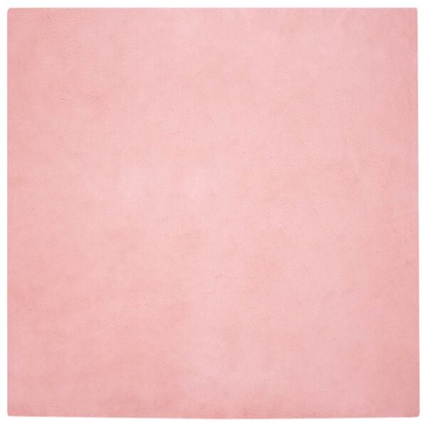 vidaXL Kunstfell Hasen Teppich Olite Rosa 160 x 160 cm Polyester