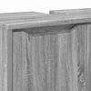 vidaXL Badezimmerwaschbecken-Schrank Graues Sonoma 60 x 30 x 60 cm