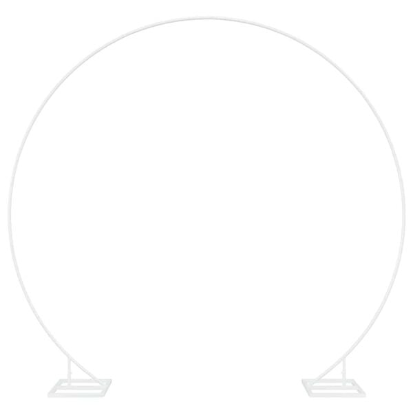 vidaXL Hochzeitsbogen Wei&szlig; 220 x 45 x 200 cm Stahl