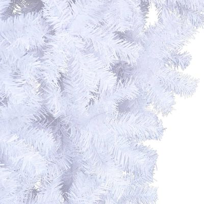 vidaXL Künstlicher Weihnachtsbaum mit Ständer Umgekehrt Weiß 240 cm